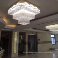 Luxury hotel restaurant gold big custom ceiling lamp